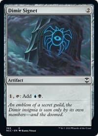 Dimir Signet - Commander: Streets of New Capenna - Magic: The Gathering card