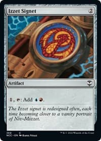 Izzet Signet - Commander: Streets of New Capenna - Magic: The Gathering card