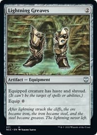 Lightning Greaves - Commander: Streets of New Capenna - Magic: The Gathering card