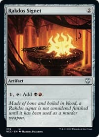 Rakdos Signet - Commander: Streets of New Capenna - Magic: The Gathering card