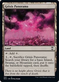 Grixis Panorama - Commander: Streets of New Capenna - Magic: The Gathering card