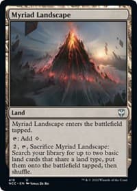 Myriad Landscape - Commander: Streets of New Capenna - Magic: The Gathering card