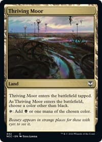 Thriving Moor - Commander: Streets of New Capenna - Magic: The Gathering card