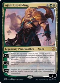 Ajani Unyielding - Commander: Streets of New Capenna - Magic: The Gathering card