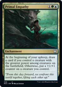 Primal Empathy - Commander: Streets of New Capenna - Magic: The Gathering card
