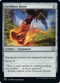 Swiftfoot Boots - Commander: Streets of New Capenna - Magic: The Gathering card