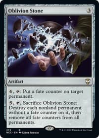 Oblivion Stone - Commander: Streets of New Capenna - Magic: The Gathering card