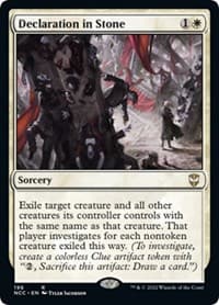 Declaration in Stone - Commander: Streets of New Capenna - Magic: The Gathering card