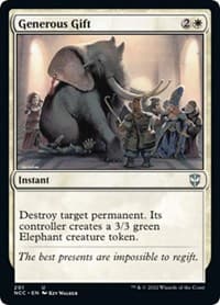 Generous Gift - Commander: Streets of New Capenna - Magic: The Gathering card