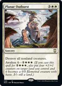 Planar Outburst - Commander: Streets of New Capenna - Magic: The Gathering card