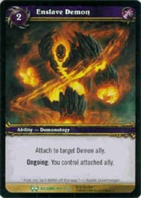 Enslave Demon - The Hunt for Illidan - WoW card