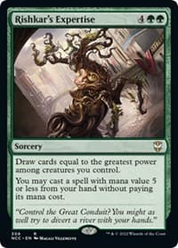 Rishkar's Expertise - Commander: Streets of New Capenna - Magic: The Gathering card