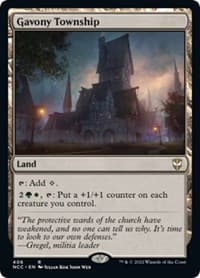 Gavony Township - Commander: Streets of New Capenna - Magic: The Gathering card