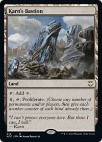 Karn's Bastion - Commander: Streets of New Capenna - Magic: The Gathering card