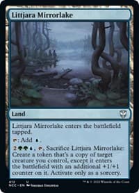 Littjara Mirrorlake - Commander: Streets of New Capenna - Magic: The Gathering card