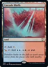 Cascade Bluffs - Commander: Streets of New Capenna - Magic: The Gathering card
