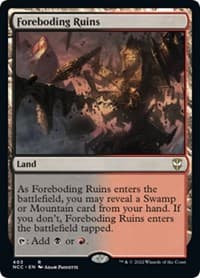 Foreboding Ruins - Commander: Streets of New Capenna - Magic: The Gathering card