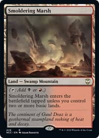 Smoldering Marsh - Commander: Streets of New Capenna - Magic: The Gathering card