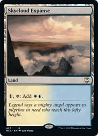 Skycloud Expanse - Commander: Streets of New Capenna - Magic: The Gathering card