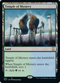 Temple of Mystery - Commander: Streets of New Capenna - Magic: The Gathering card