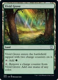 Vivid Grove - Commander: Streets of New Capenna - Magic: The Gathering card
