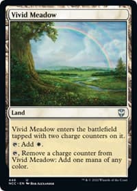 Vivid Meadow - Commander: Streets of New Capenna - Magic: The Gathering card