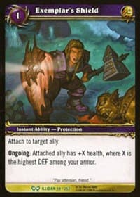Exemplar's Shield - The Hunt for Illidan - WoW card