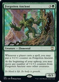 Forgotten Ancient - Commander: Streets of New Capenna - Magic: The Gathering card