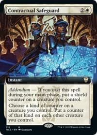 Contractual Safeguard (Extended Art) - Commander: Streets of New Capenna - Magic: The Gathering card