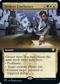 Brokers Confluence (Extended Art) - Commander: Streets of New Capenna - Magic: The Gathering card
