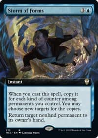 Storm of Forms (Extended Art) - Commander: Streets of New Capenna - Magic: The Gathering card