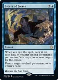 Storm of Forms - Commander: Streets of New Capenna - Magic: The Gathering card