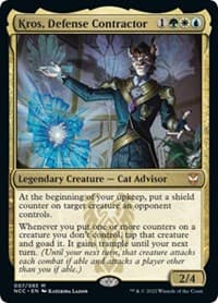 Kros, Defense Contractor - Commander: Streets of New Capenna - Magic: The Gathering card