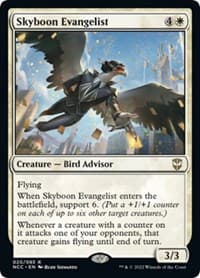 Skyboon Evangelist - Commander: Streets of New Capenna - Magic: The Gathering card