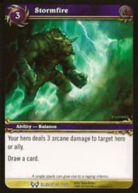 Stormfire - The Hunt for Illidan - WoW card
