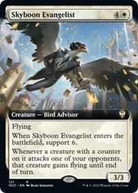 Skyboon Evangelist (Extended Art) - Commander: Streets of New Capenna - Magic: The Gathering card