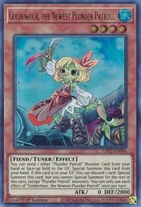 Goldenhair, the Newest Plunder Patroll - Ghosts From the Past: The 2nd Haunting - YuGiOh card