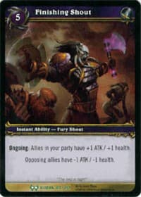 Finishing Shout - The Hunt for Illidan - WoW card