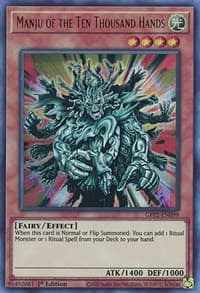 Manju of the Ten Thousand Hands - Ghosts From the Past: The 2nd Haunting - YuGiOh card