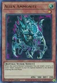 Alien Ammonite - Ghosts From the Past: The 2nd Haunting - YuGiOh card
