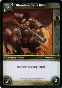 Bloodwarder's Rifle - The Hunt for Illidan - WoW card