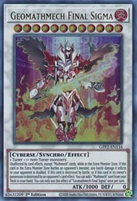 Geomathmech Final Sigma - Ghosts From the Past: The 2nd Haunting - YuGiOh card
