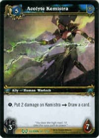 Acolyte Kemistra - The Hunt for Illidan - WoW card
