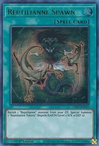 Reptilianne Spawn - Ghosts From the Past: The 2nd Haunting - YuGiOh card