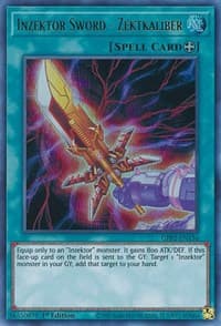 Inzektor Sword - Zektkaliber - Ghosts From the Past: The 2nd Haunting - YuGiOh card