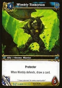 Wimbly Tinkerton - The Hunt for Illidan - WoW card