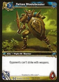 Talian Bladebender - The Hunt for Illidan - WoW card