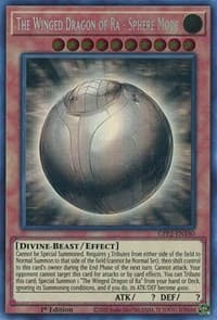The Winged Dragon of Ra - Sphere Mode (Ghost Rare) - Ghosts From the Past: The 2nd Haunting - YuGiOh card