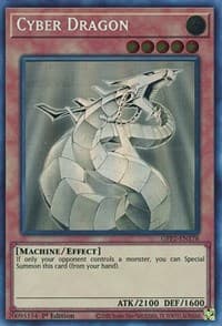 Cyber Dragon (Ghost Rare) - Ghosts From the Past: The 2nd Haunting - YuGiOh card