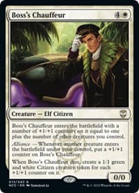 Boss's Chauffeur - Commander: Streets of New Capenna - Magic: The Gathering card